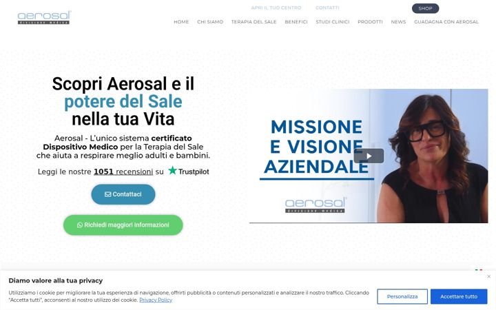 Screenshot of aerosal.it