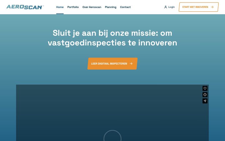 Screenshot of aeroscan.nl