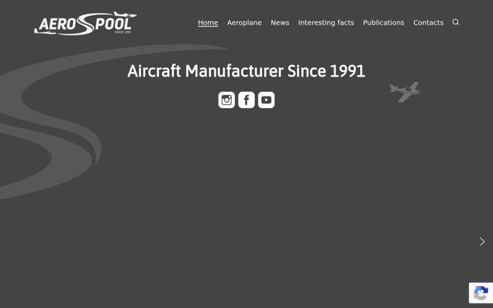 Screenshot of aerospool.sk