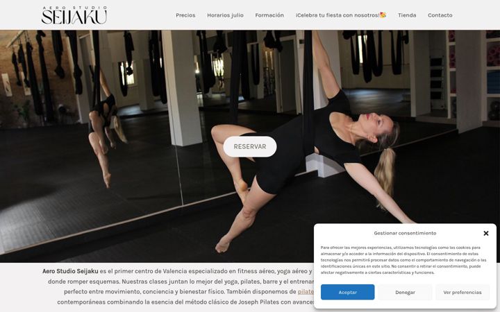 Ekraanipilt saidist aerostudioseijaku.com