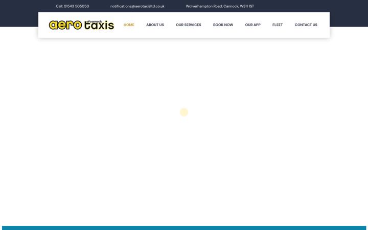 Screenshot of aerotaxisltd.co.uk
