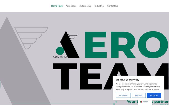 Screenshot of aeroteam-to.it