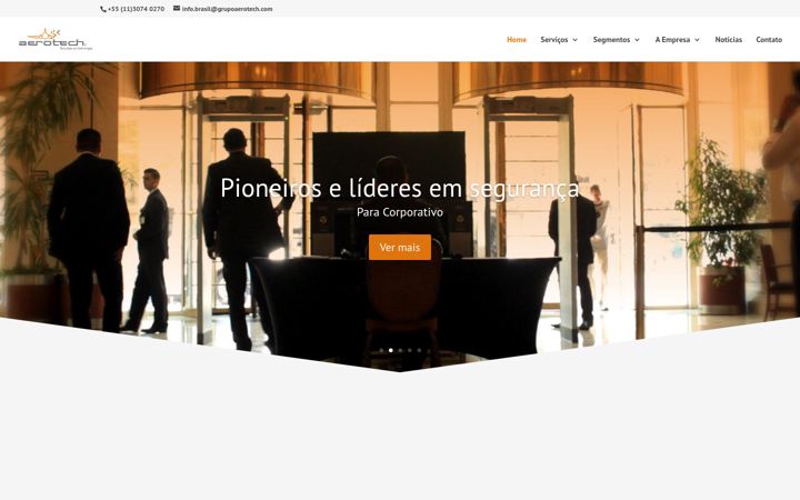 Screenshot ta' aerotechdobrasil.com.br