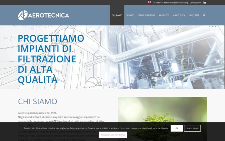Screenshot of aerotecnica.org