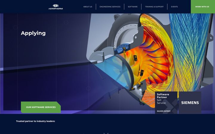 Screenshot of aerotherm.co.za