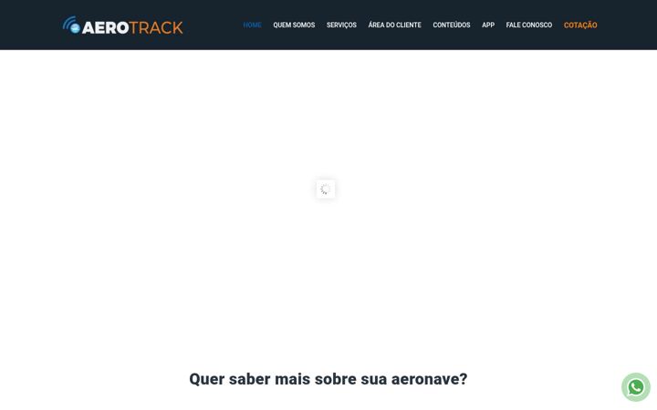 Screenshot of aerotrack.com.br