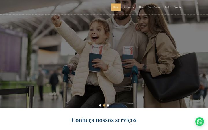 Screenshot of aerotransferbh.com.br