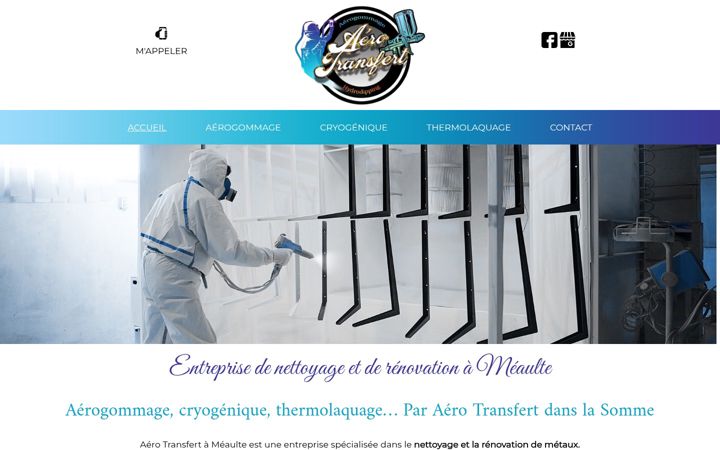 Screenshot of aerotransfert.fr