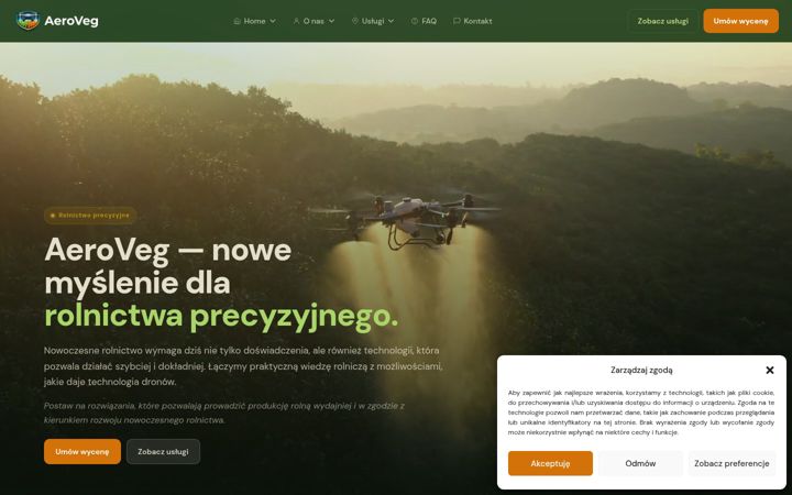 Screenshot of aeroveg.pl