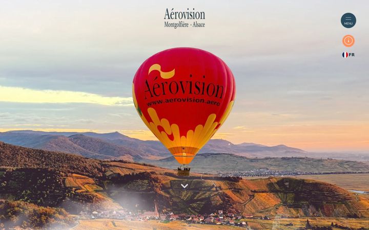 Screenshot of aerovision.aero