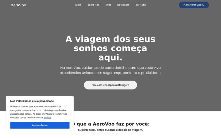Ekrānuzņēmums no aerovoo.com.br
