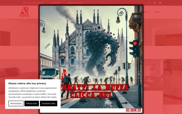 Ekrānuzņēmums no aerremilano.com