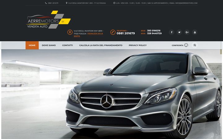 Screenshot του aerremotorsrl.it