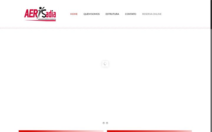 Screenshot του aersadia.com.br