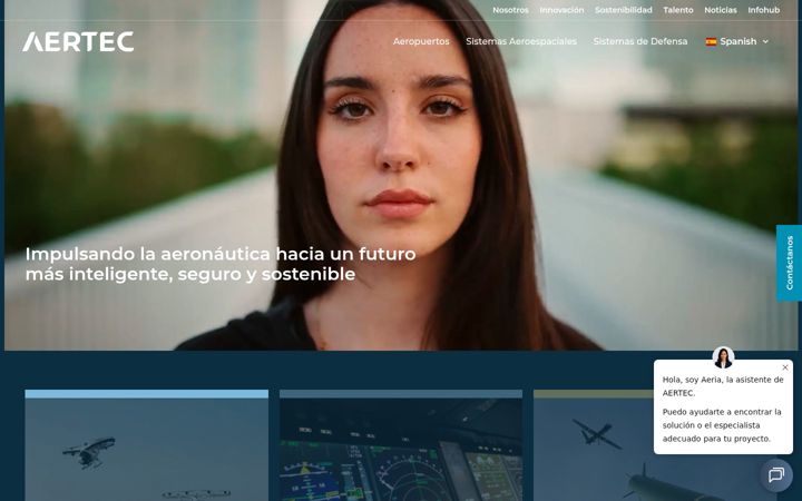Screenshot του aertecsolutions.com