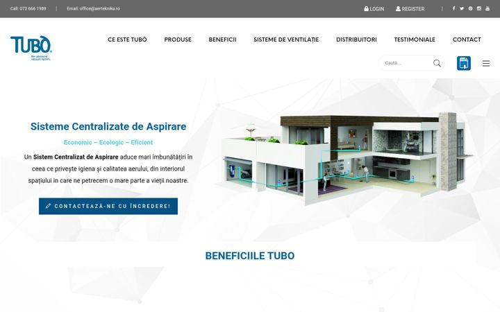 Screenshot του aerteknika.ro