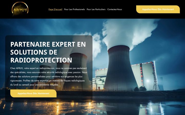 Captura de pantalla de aerus.bzh