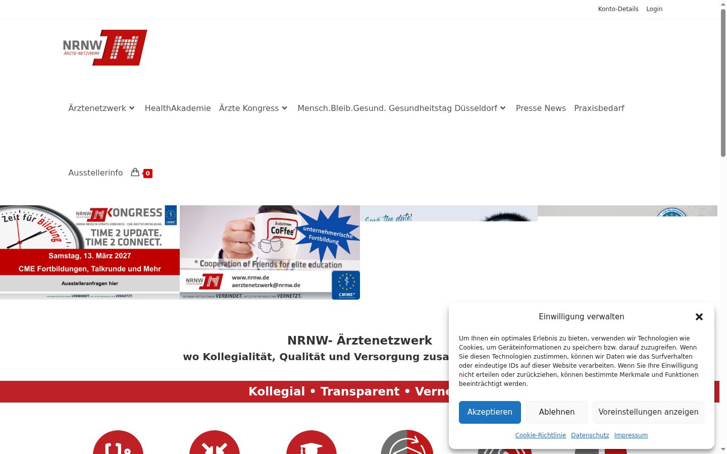 Zrzut ekranu banera zgody wyświetlanego przed jakąkolwiek interakcją