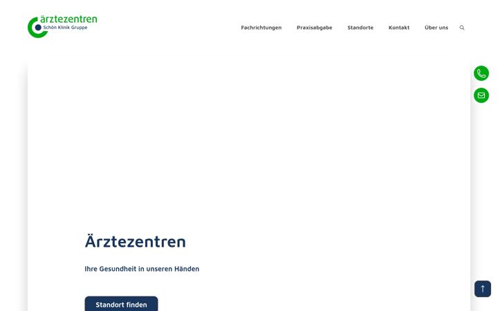 Screenshot of aerztezentrum.de