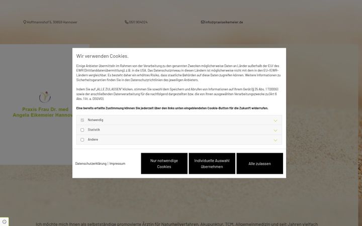 Screenshot of aerztin-aus-leidenschaft.de