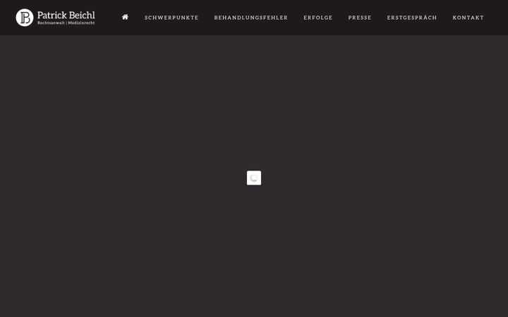 Screenshot of aerztlicher-behandlungsfehler.at