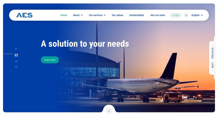 Skjámynd af aes-gse.com