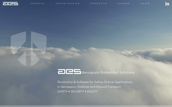 Screenshot of aes.gmbh