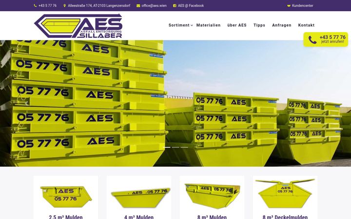 Screenshot of aes.wien