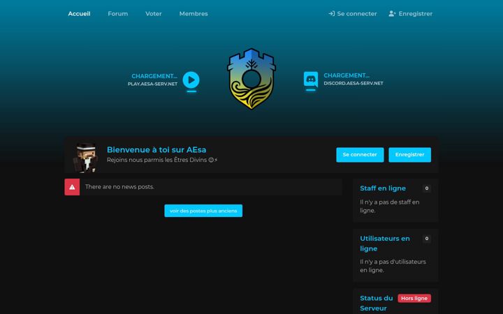 Screenshot of aesa-serv.net