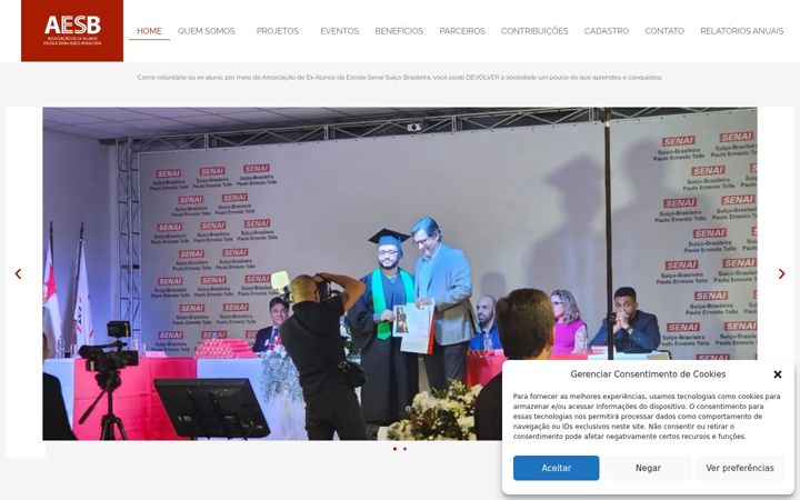 Ekrānuzņēmums no aesb.org.br