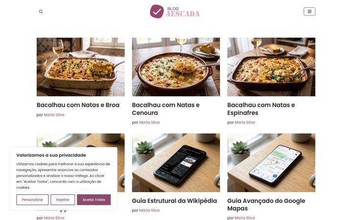 Screenshot of aescada.net