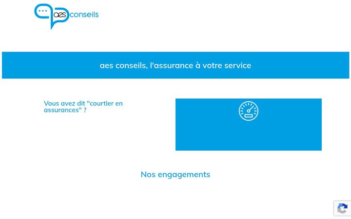 Screenshot of aesconseils.fr