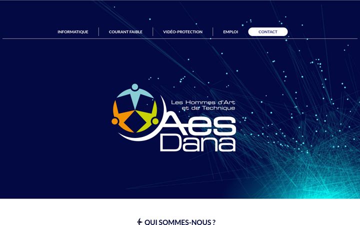 Captură de ecran a aesdana.com