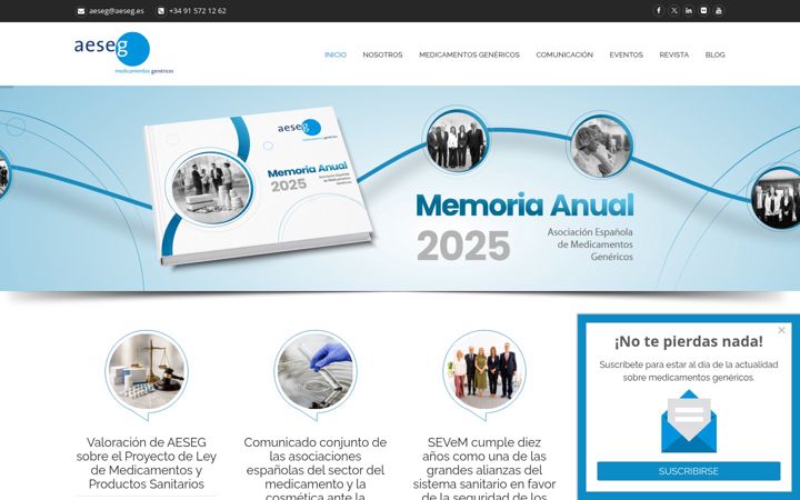 Screenshot of aeseg.es