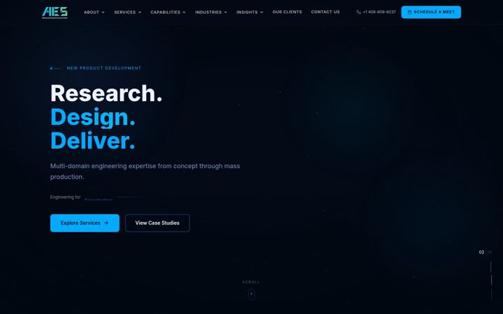 Screenshot of aesgs.com
