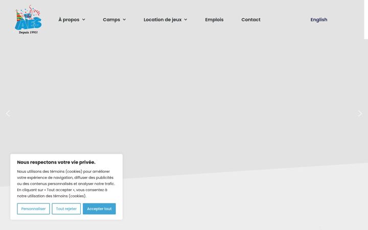 Skærmbillede af aesinc.ca