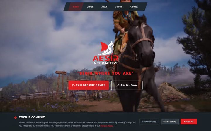 Screenshot of aesir-interactive.com