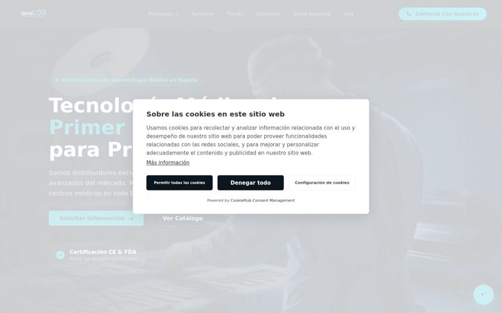 Screenshot of aeslog.com