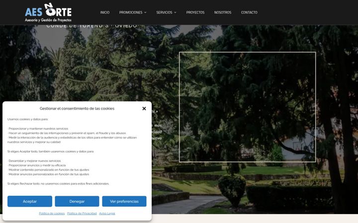 Screenshot of aesnorte.es