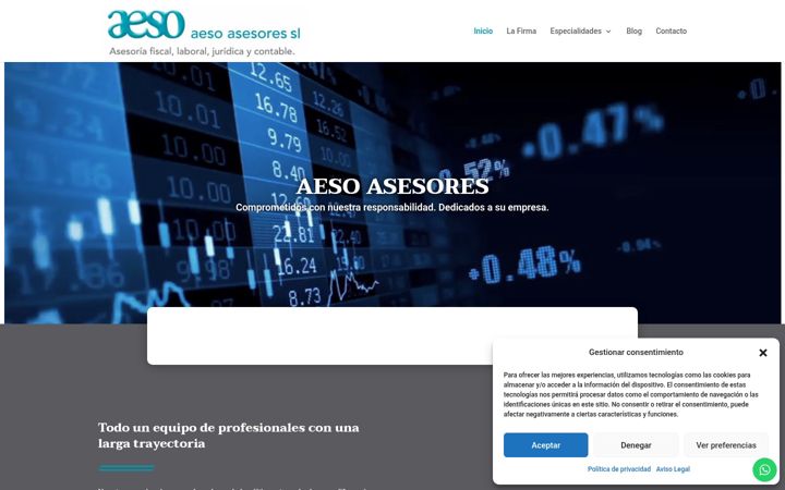 Screenshot of aeso.es