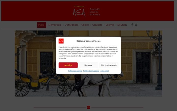 Screenshot of aespa.at