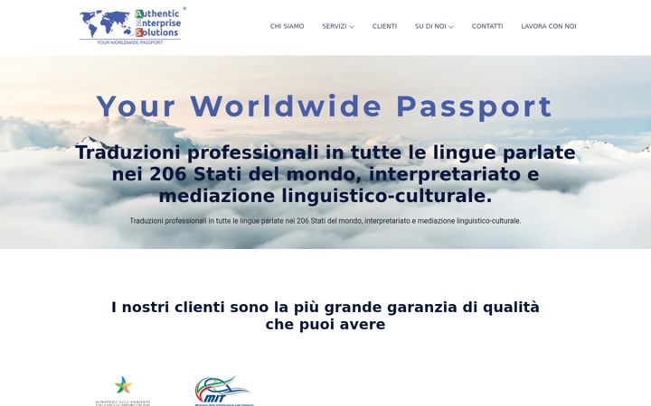 Screenshot of aesrome.com