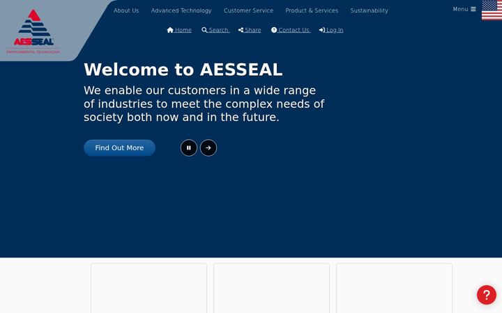 Screenshot of aesseal.us