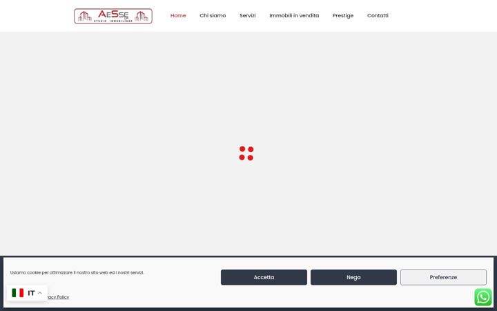 Screenshot of aessecasa.com