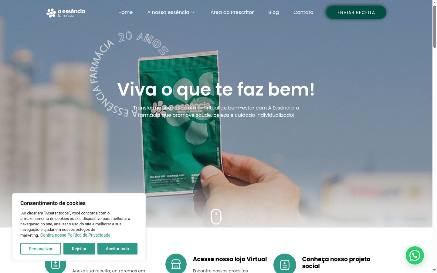 Sutikimo reklamjuostės, rodytos prieš bet kokią sąveiką, ekrano kopija