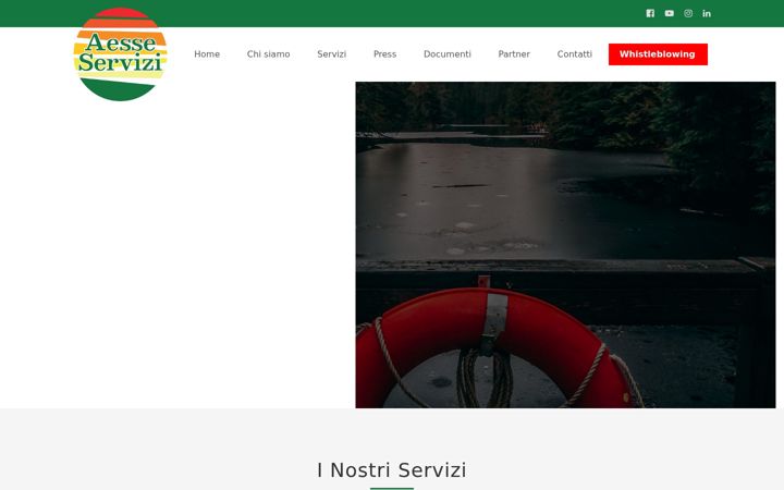 Screenshot of aesseservizi.eu