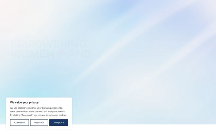Screenshot of aessforwomen.ca