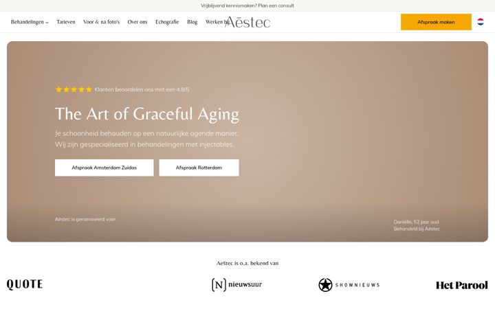 Screenshot of aestec.nl