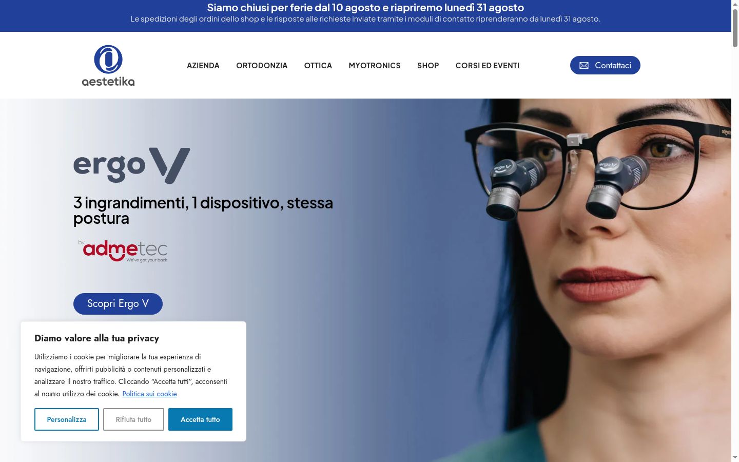 Kuvakaappaus suostumusbannerista, joka näytettiin ennen mitään vuorovaikutusta