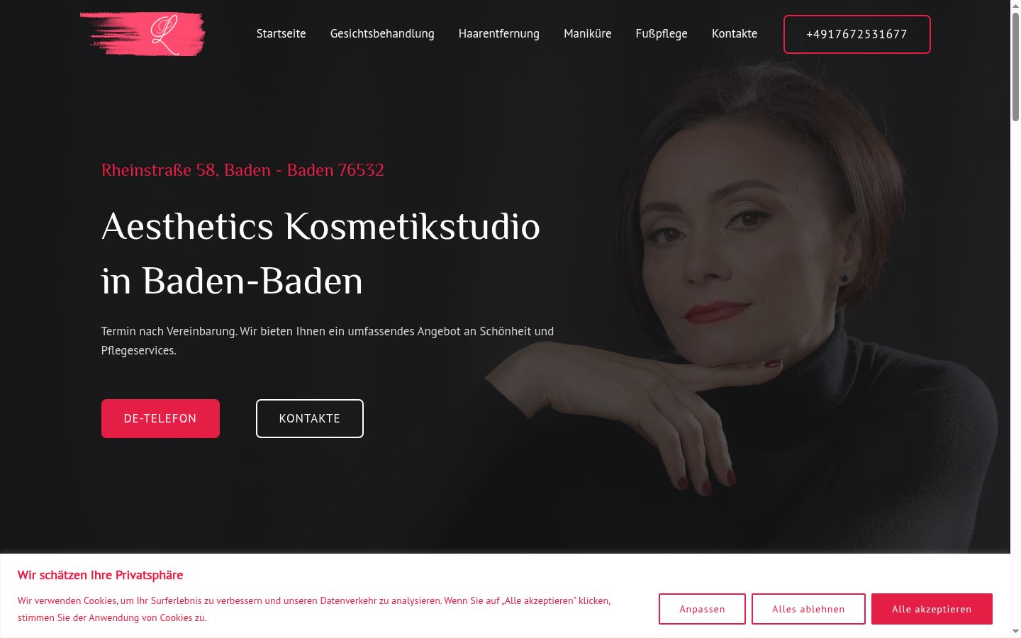 Zrzut ekranu banera zgody wyświetlanego przed jakąkolwiek interakcją